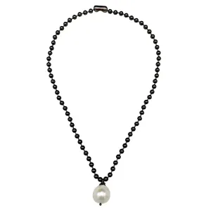 160-01-GM  | TAGALONG NECKLACE (GUNMETAL)